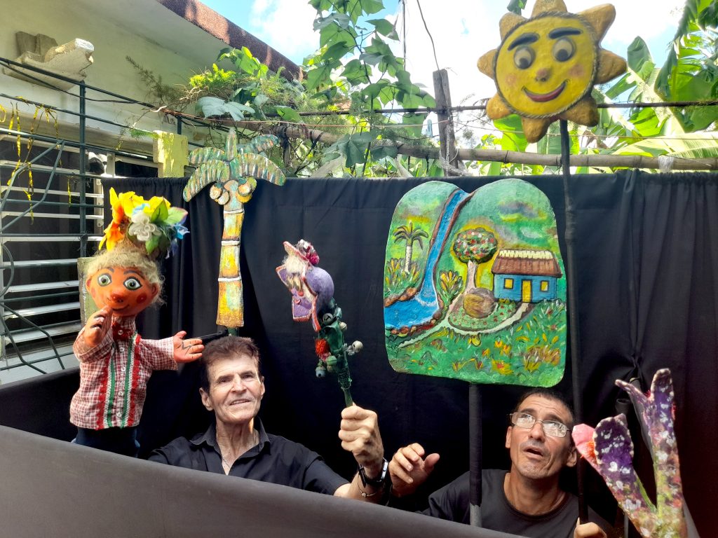 Obra La Violeta triste Adalett Teatrozo titeres